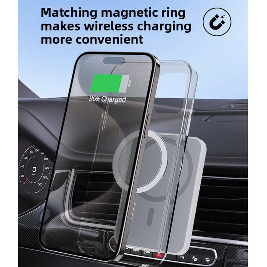 Magnetic Wireless Car Charger Mount with Fast Charging