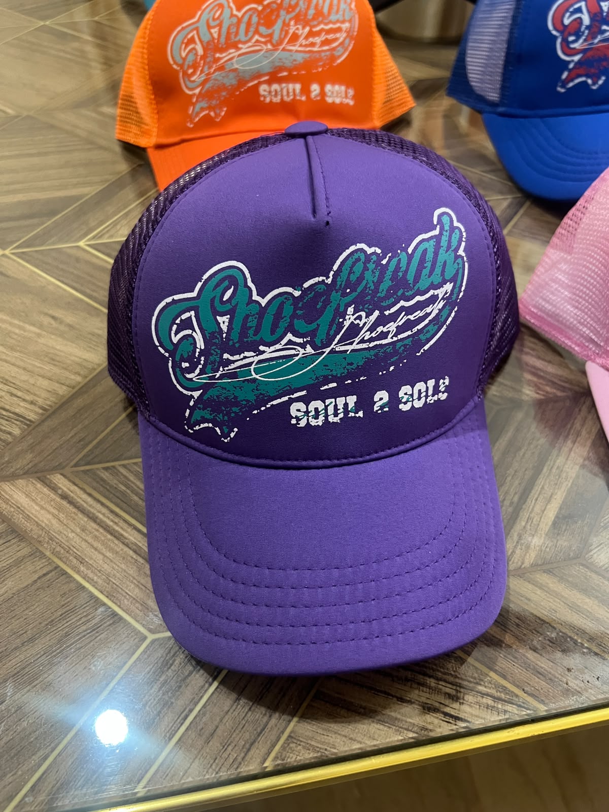 Bulk custom caps