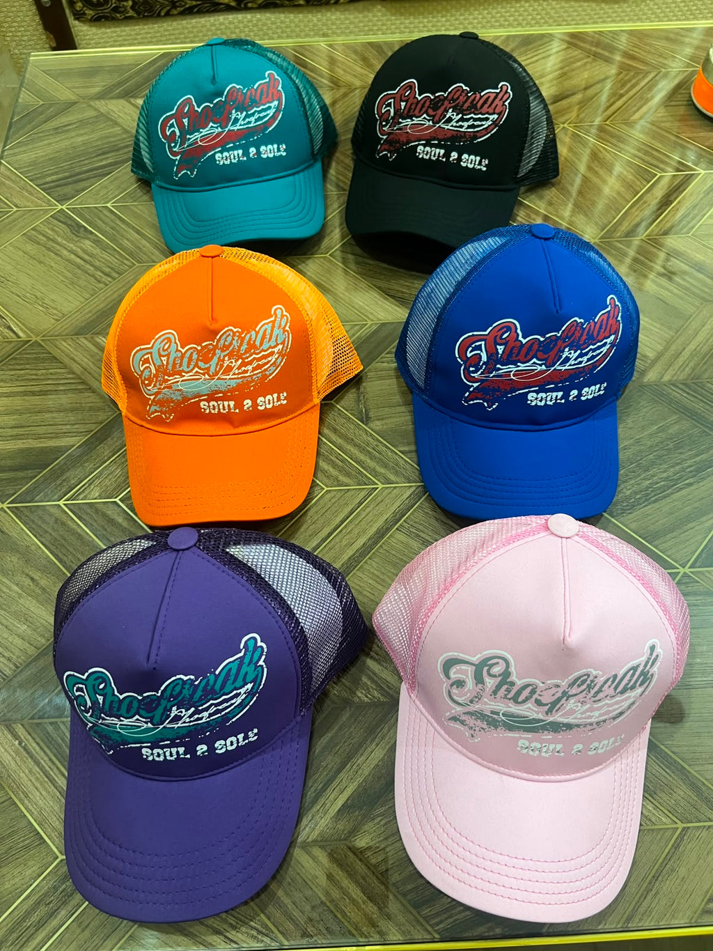 Bulk custom caps