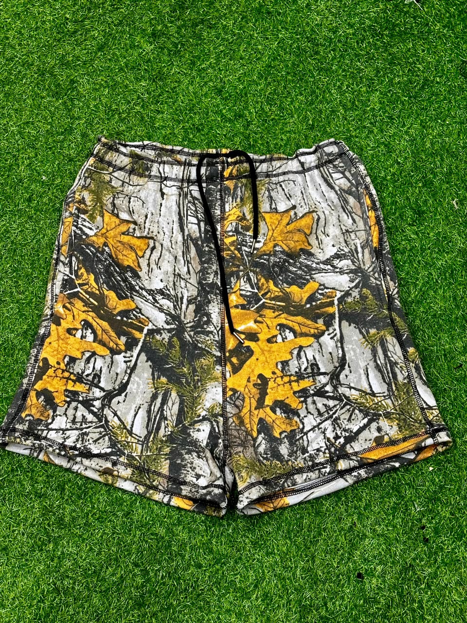 Camo Print Athletic Shorts