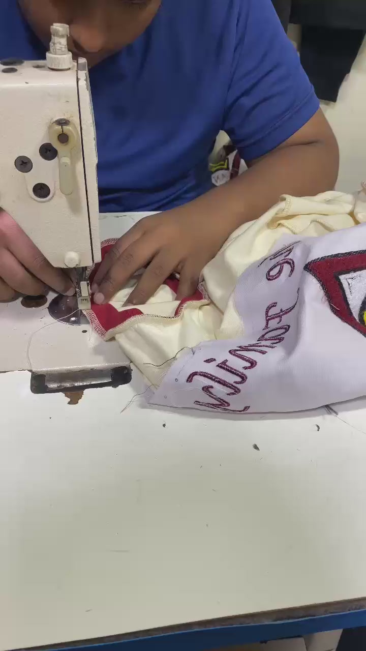 Custom Embroidered Ringer T-Shirt